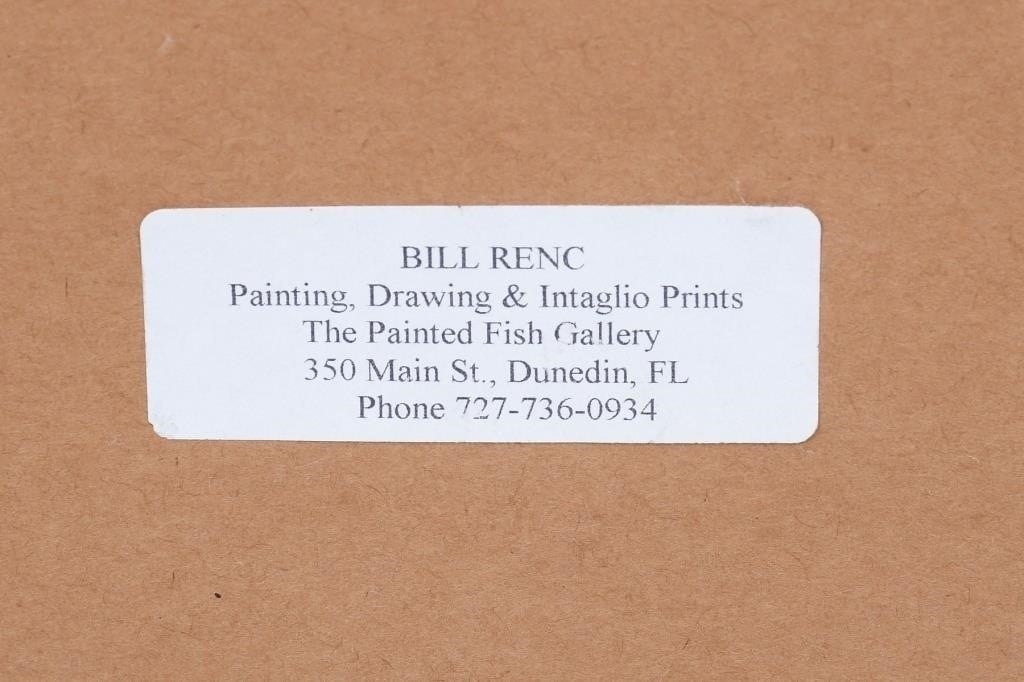 Bill Renc | TWO BILL RENC BIRD WATERCOLORS | MutualArt