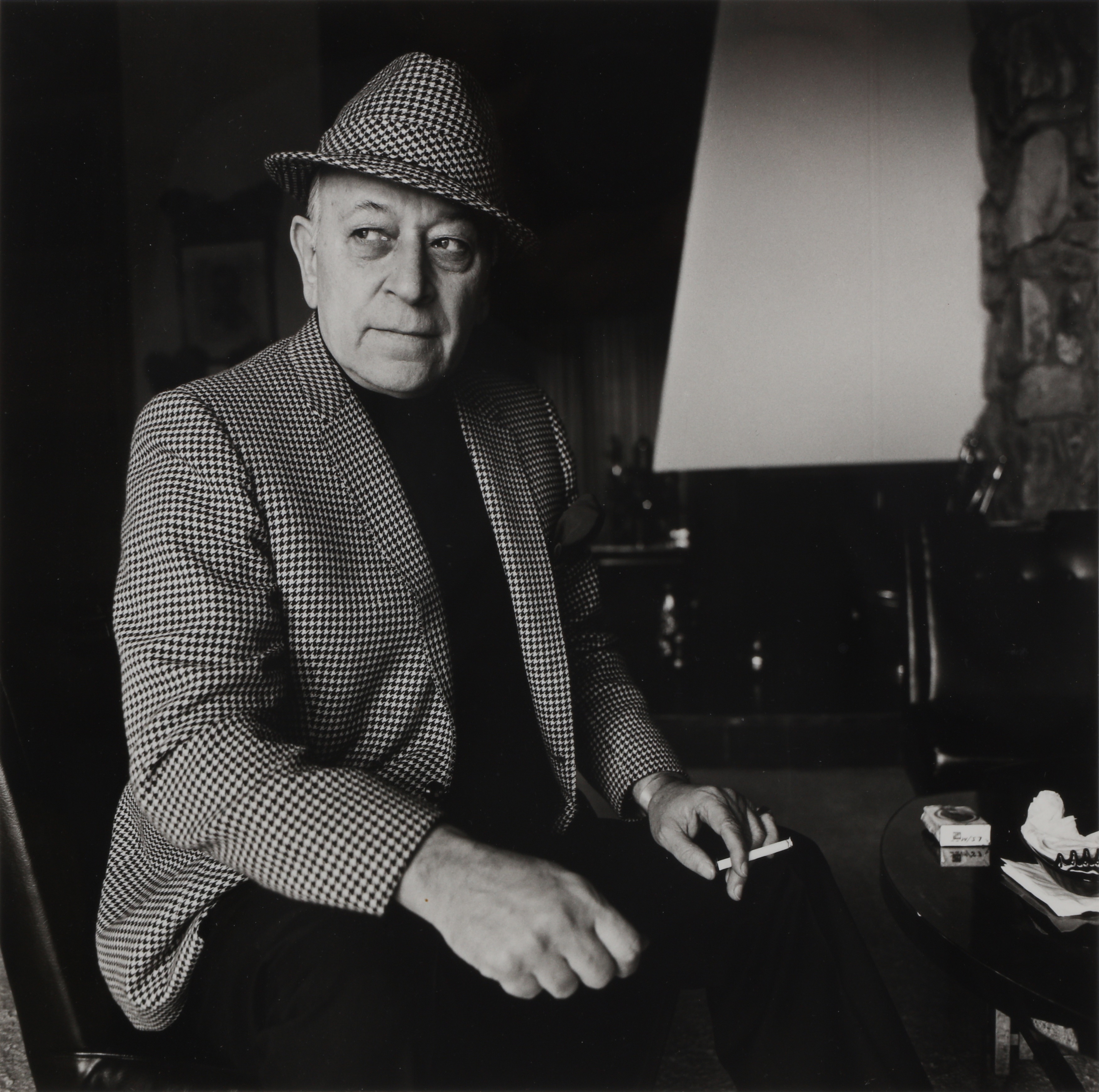 Terry O'Neill | GEORGE RAFT AT HOME IN BEVERLY HILLS (1970) | MutualArt