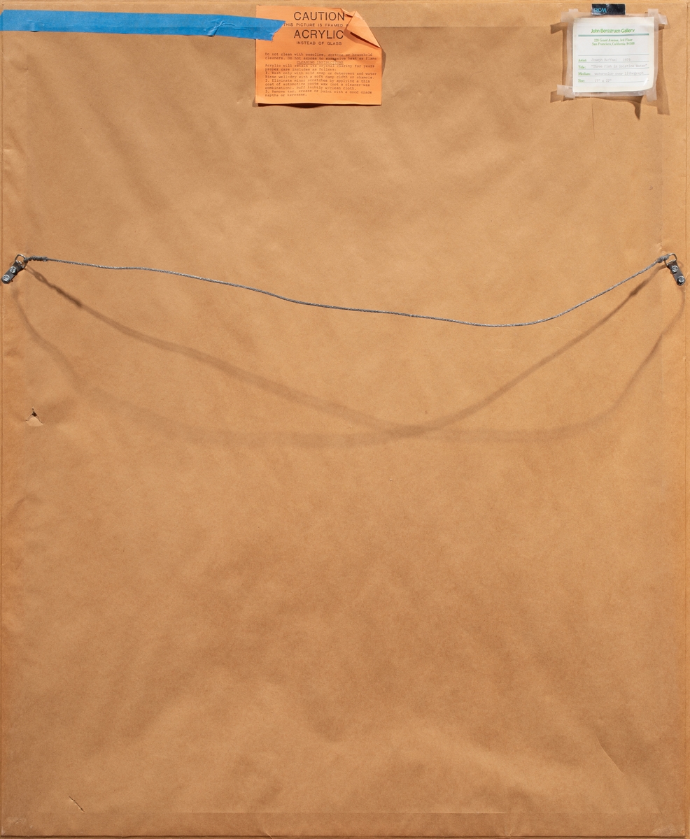 Joseph Raffael | Three Fish in Solstice Water (1979) | MutualArt