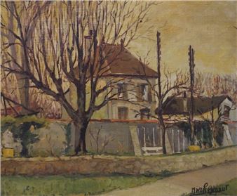 Chemin devant les maisons - Marcel Arnaut