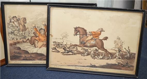 Coming in at the death by James Gillray, April 1800