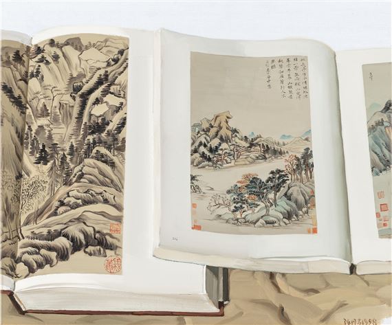 DONG QICHANG DUET I by Chen Danqing, painted in 1998