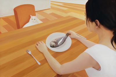 SUNDAY'S PARTY by Liang Hao, painted in 2013