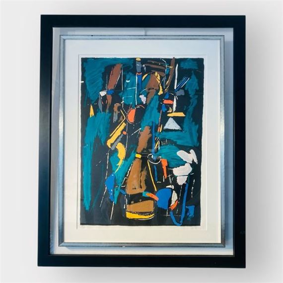 Andre Lanskoy、COMPOSITION ▷ Composition. by André Lanskoy, 1965 | Oil Painting for