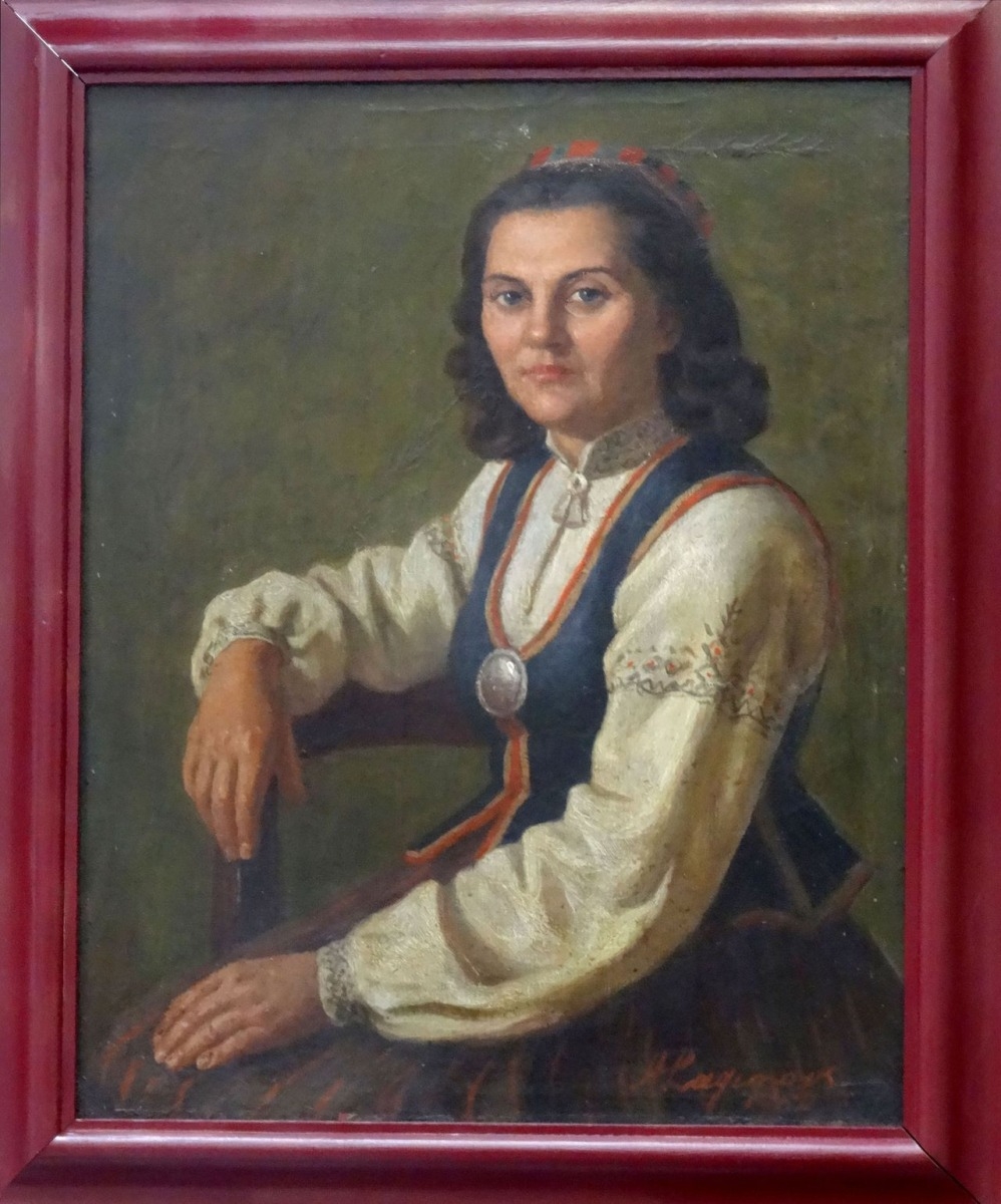 Artwork by Aleksandrs Lagimovs, 1952, oil on canvas, 75,5x60,5 cm, Made of oil on canvas