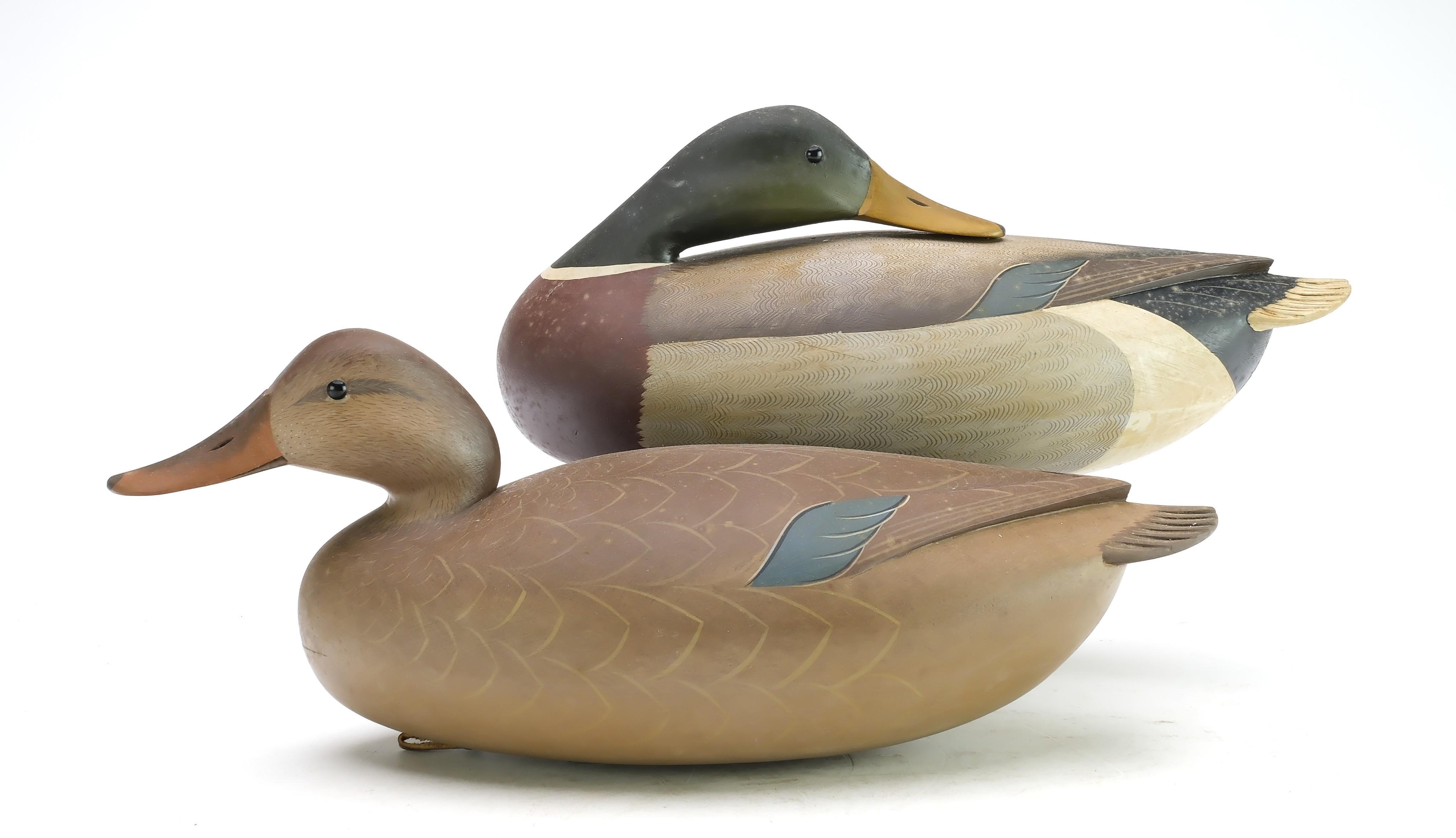 George Strunk | Pair of mallards (1992) | MutualArt