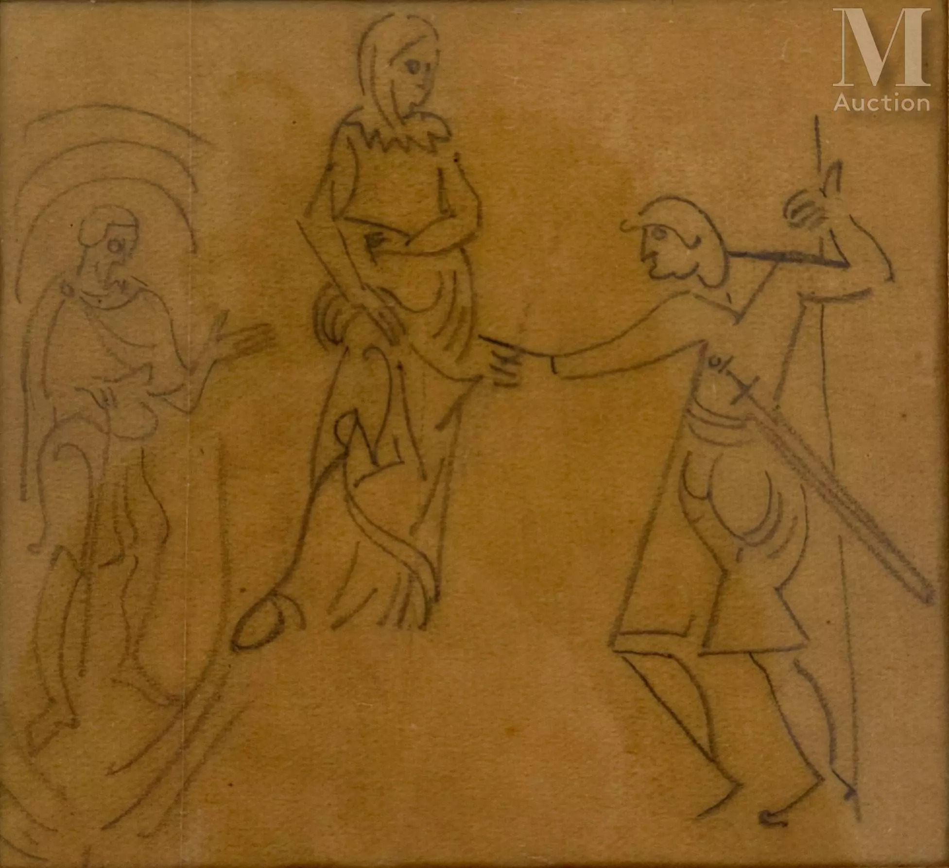 Albert Gleizes | Compositions: Christ et personnages (1881) | MutualArt