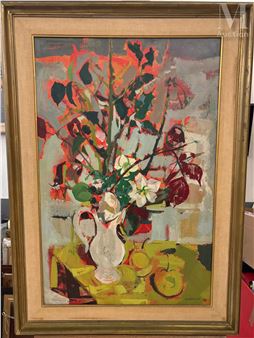 Roses de Noël et fruits - Pierre Theron