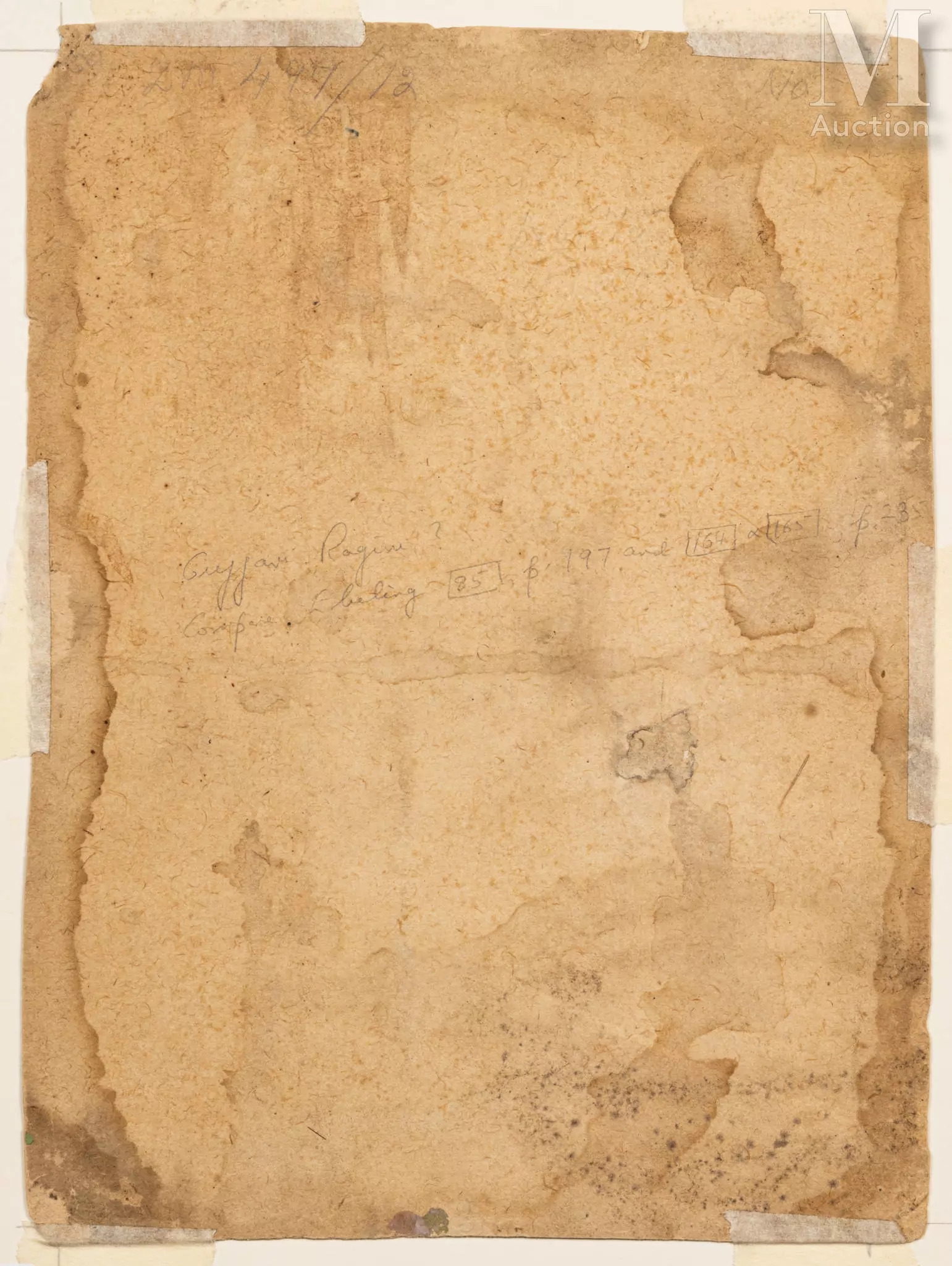 Artwork by Guler School, 19th Century, Visite nocturne de Krishna, Made of sur papier