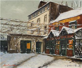 Place du Calvaire à Montmartre, - Igna Gazi