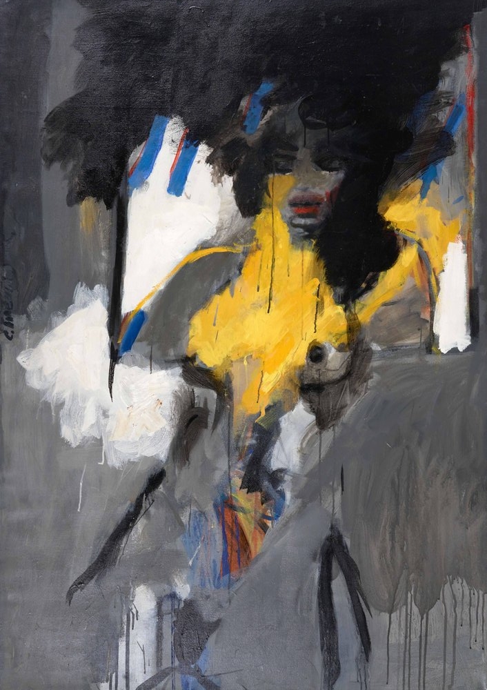 Artwork by Chittrovanu Mazumdar, Woman, Made of Oil on canvas