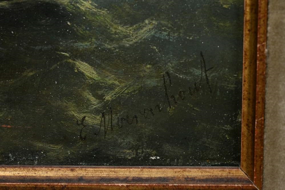 Artwork by Edward Moerenhout, Moerenhout, Made of oil/wood