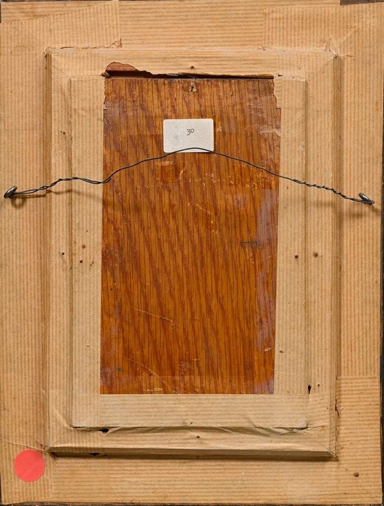 Artwork by Edward Moerenhout, Moerenhout, Made of oil/wood