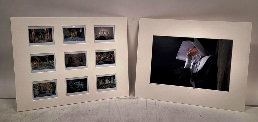 Artwork by BJ  Formento, Richeille Formento, Smoke Break Cinecitta, Made of color photographs