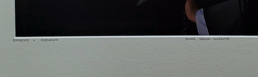 Artwork by BJ  Formento, Richeille Formento, Smoke Break Cinecitta, Made of color photographs