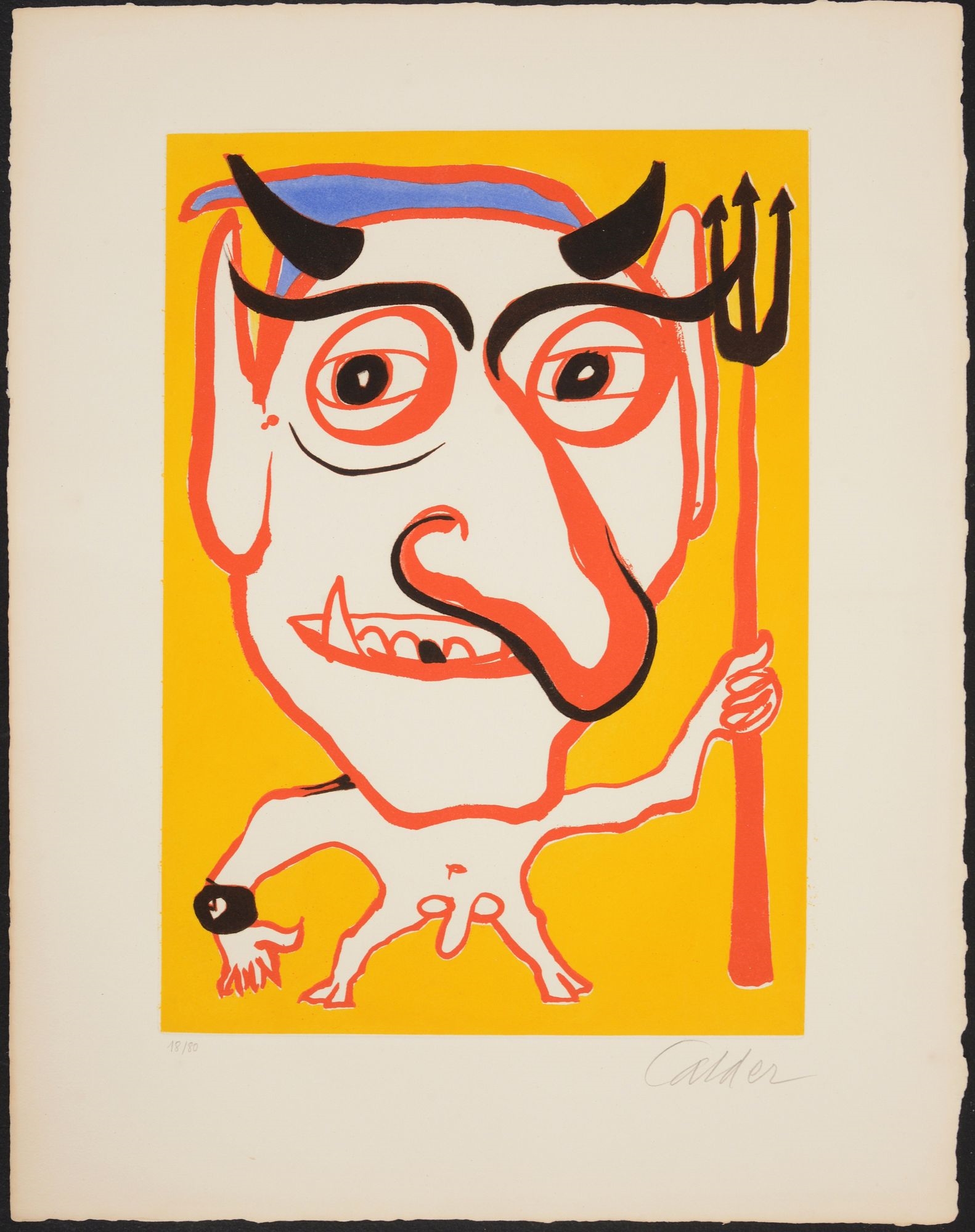 Alexander Calder | Alexander Calder DEVIL Etching & Aquatint (1974 ...