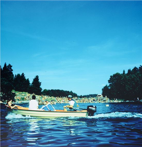 Karine Laval THE POOL C-Print by Karine Laval, 2003