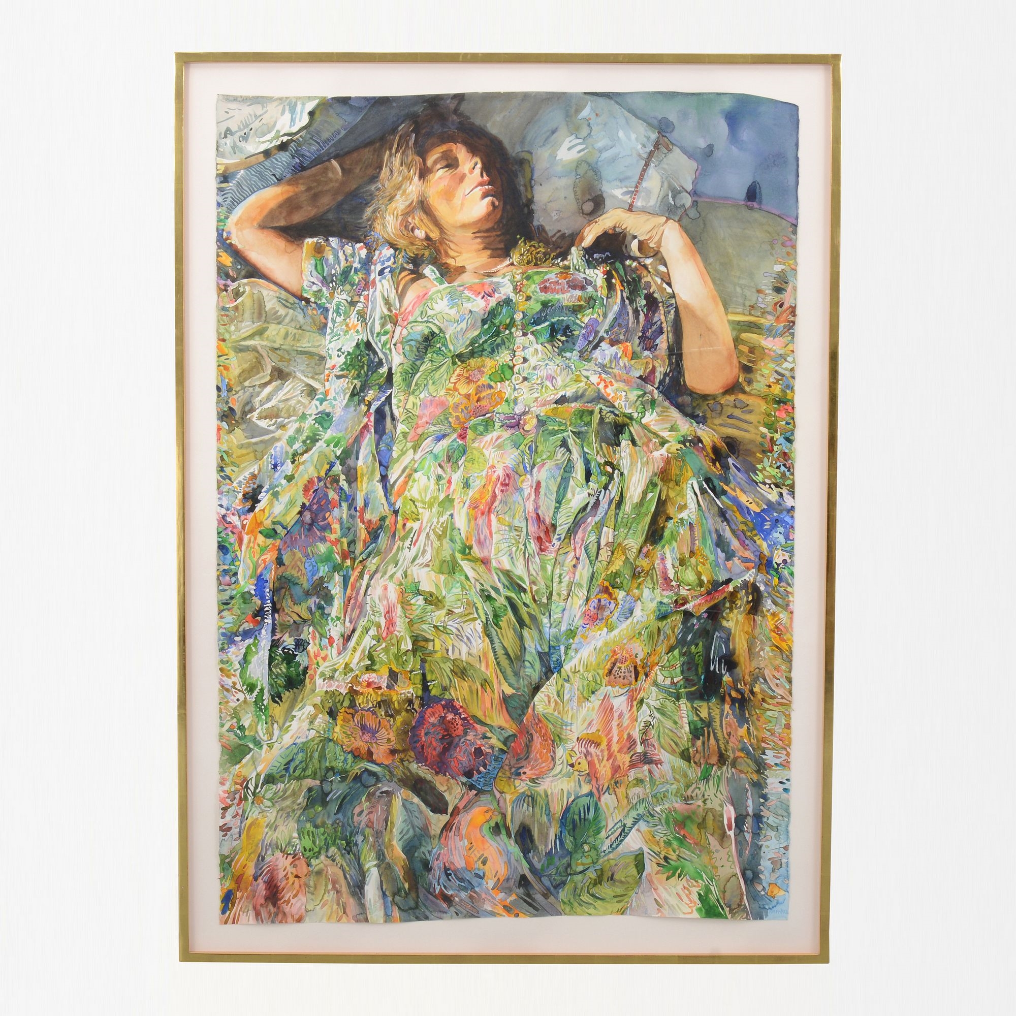 Joseph Raffael | Joseph Raffael Painting, 64.5H (1988) | MutualArt