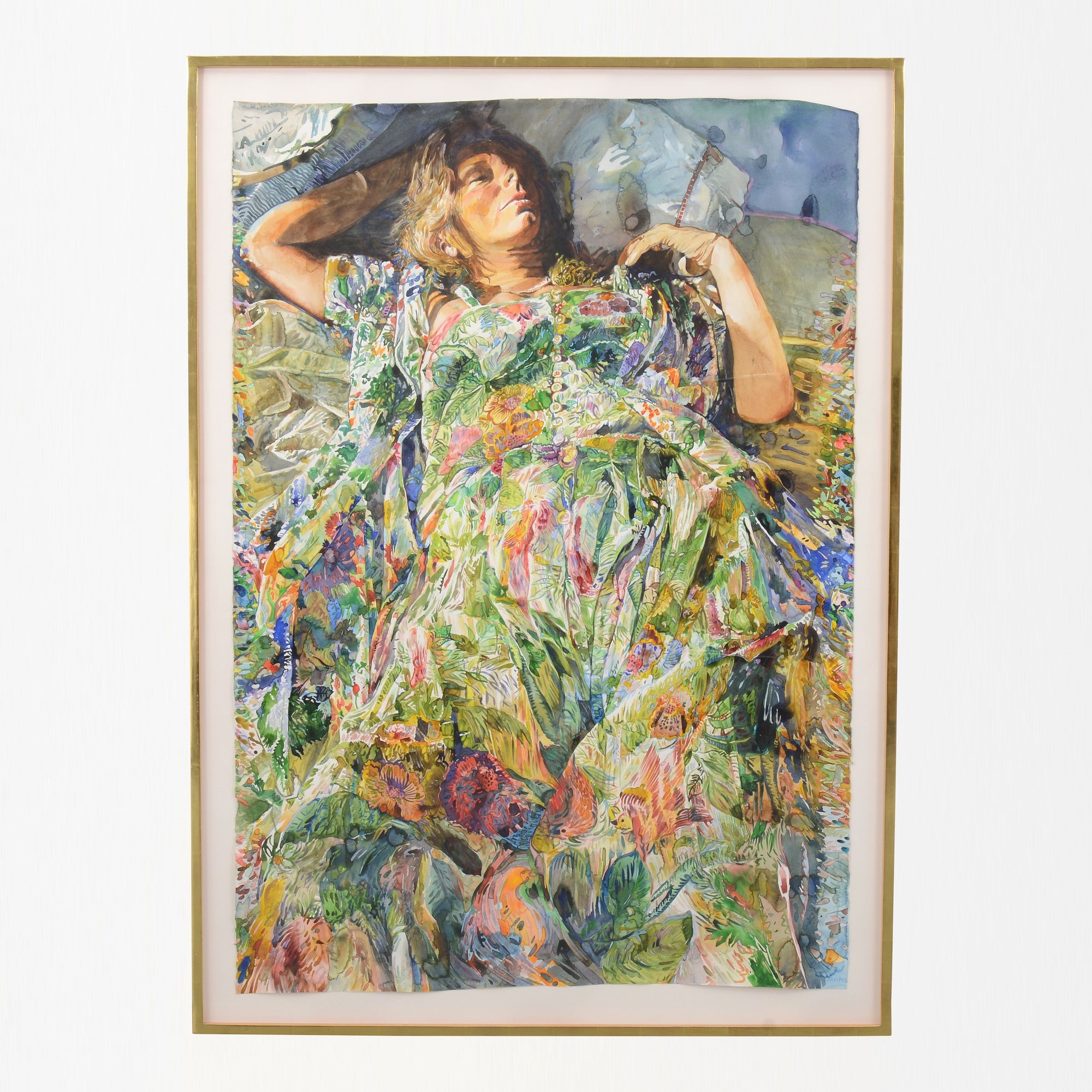 Joseph Raffael | Joseph Raffael Painting, 64.5H (1988) | MutualArt