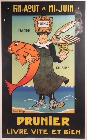 Prunier - Livre Vite et Bien, circa 1930s - Pierre Falize