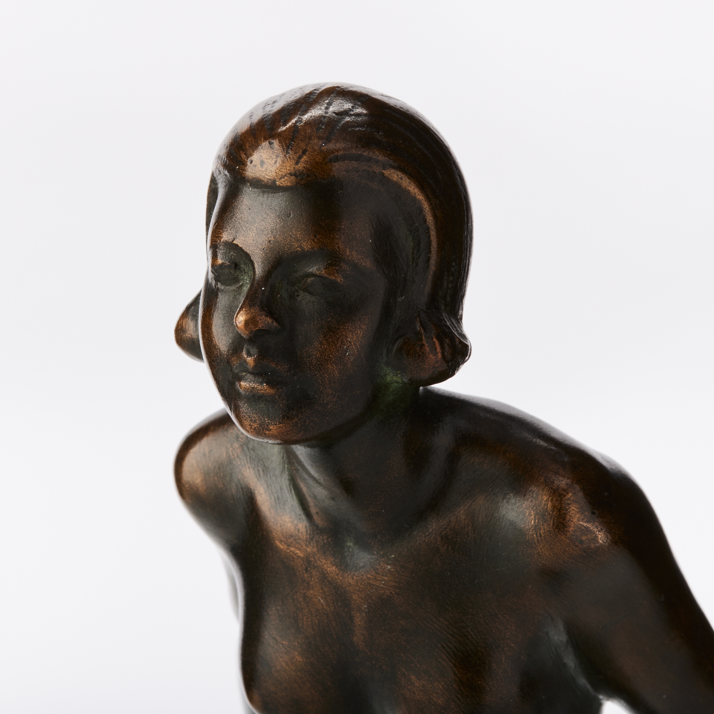 Artwork by Carin Nilsson, Simmerska, Made of patinated bronze