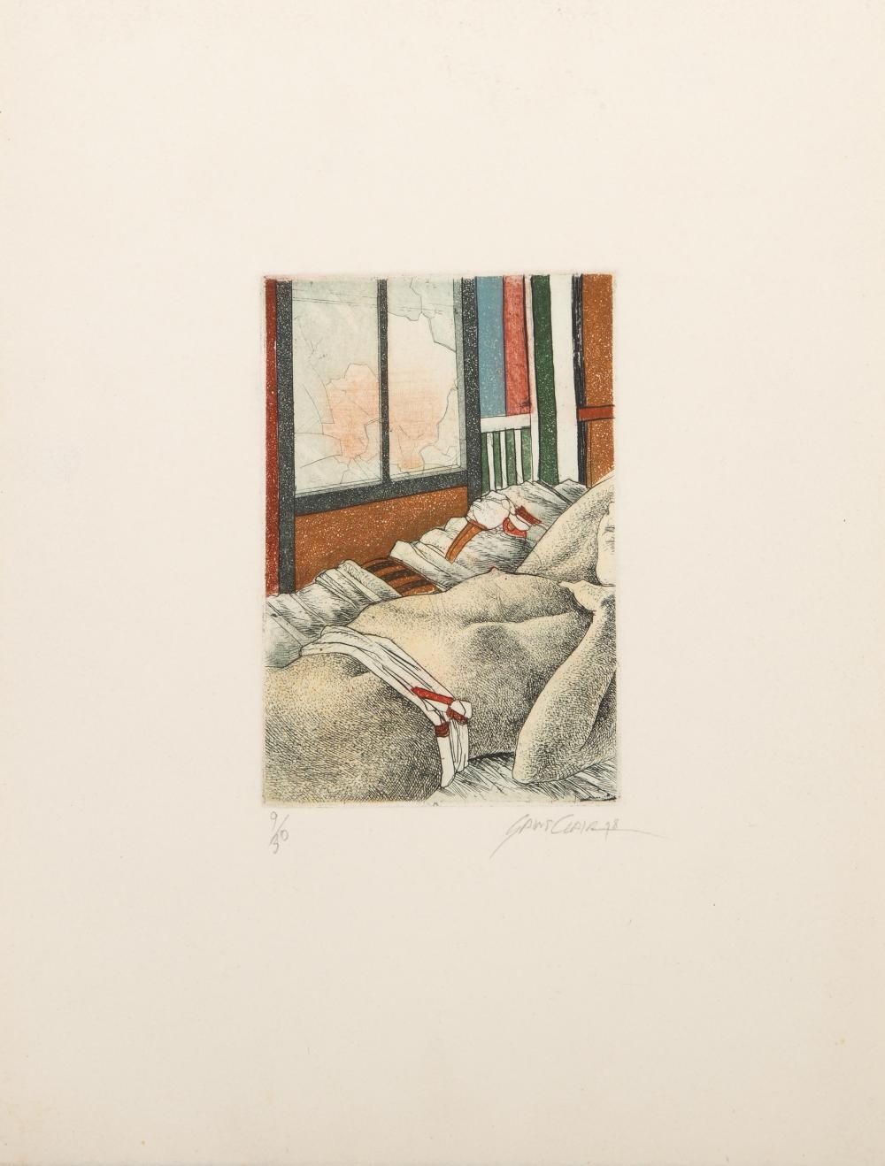 Saint Clair Cemin | NUDE WOMAN IN BED (1978) | MutualArt