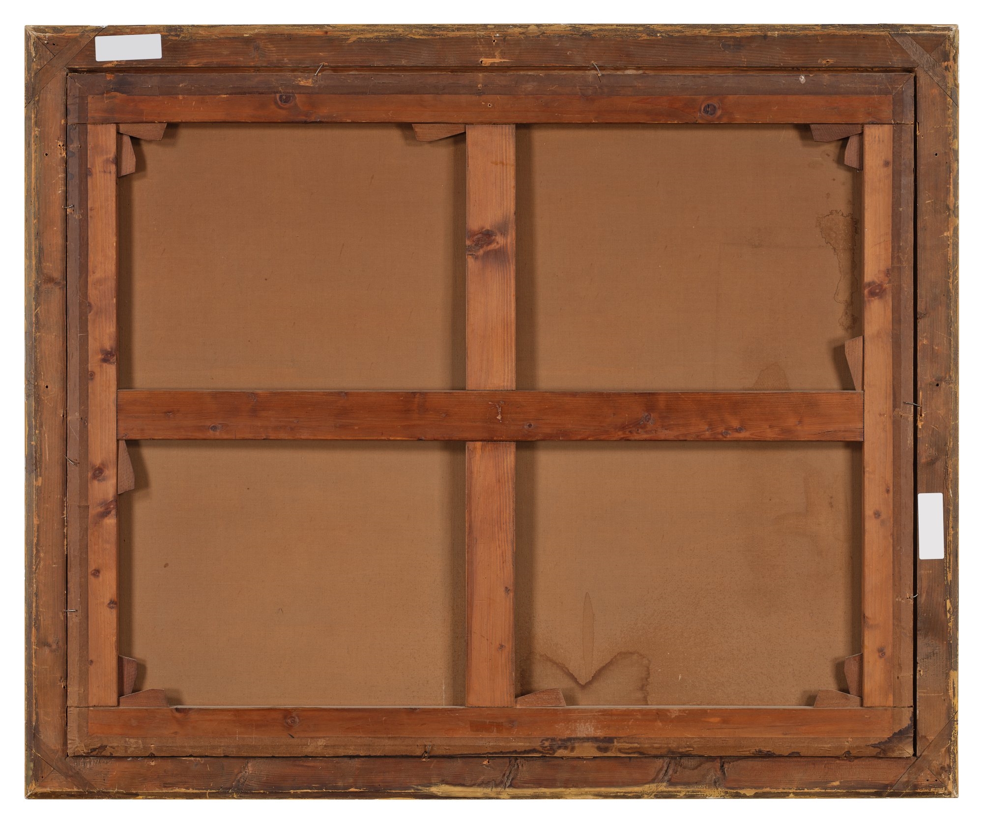 Artwork by Imogene Robinson Morrell, First Battle Between the Puritans and the Indians, Made of oil on canvas canvas