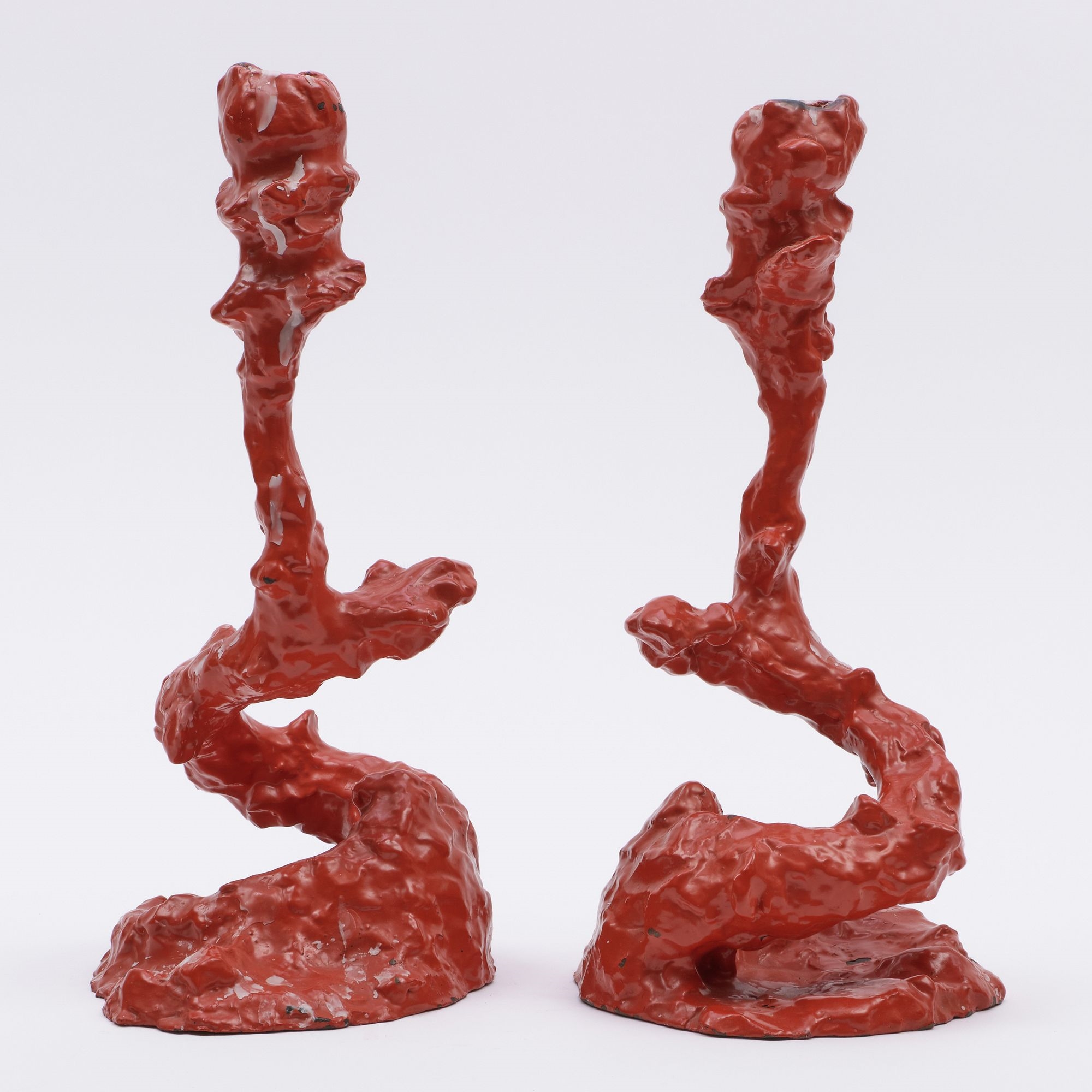 Saint Clair Cemin | Saint Clair Cemin (b. 1951): Pair of Candleholders ...