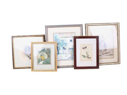 Nora Howarth | Five pieces of artwork. Including an Ann Ford silkwork ...