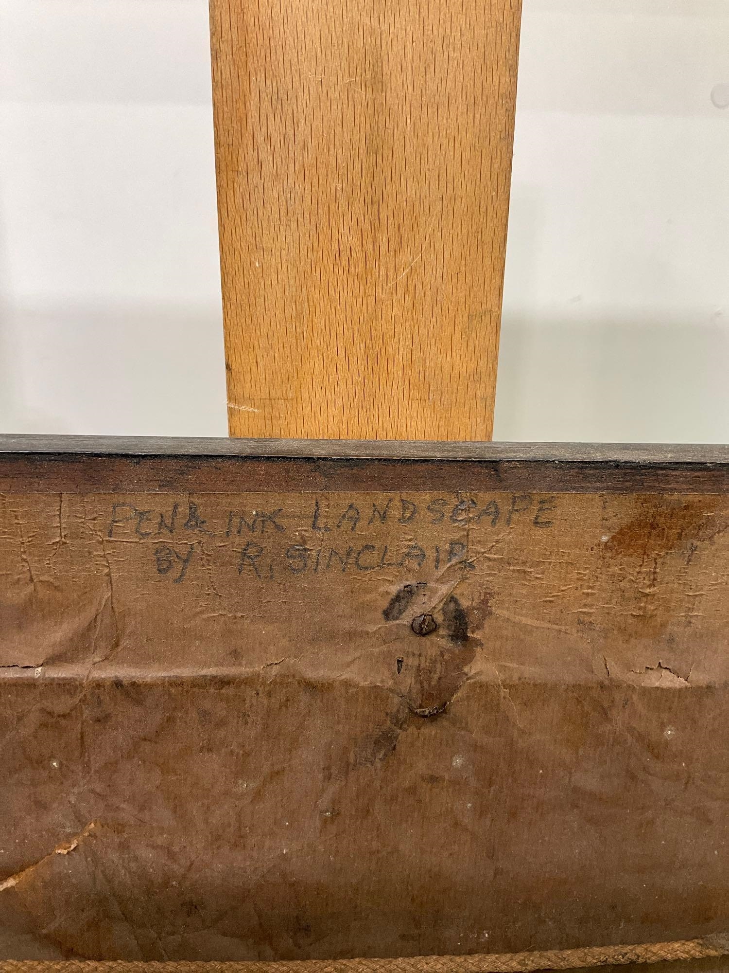 Artwork by R. Sinclair, River Run By, Made of pen and ink on paper