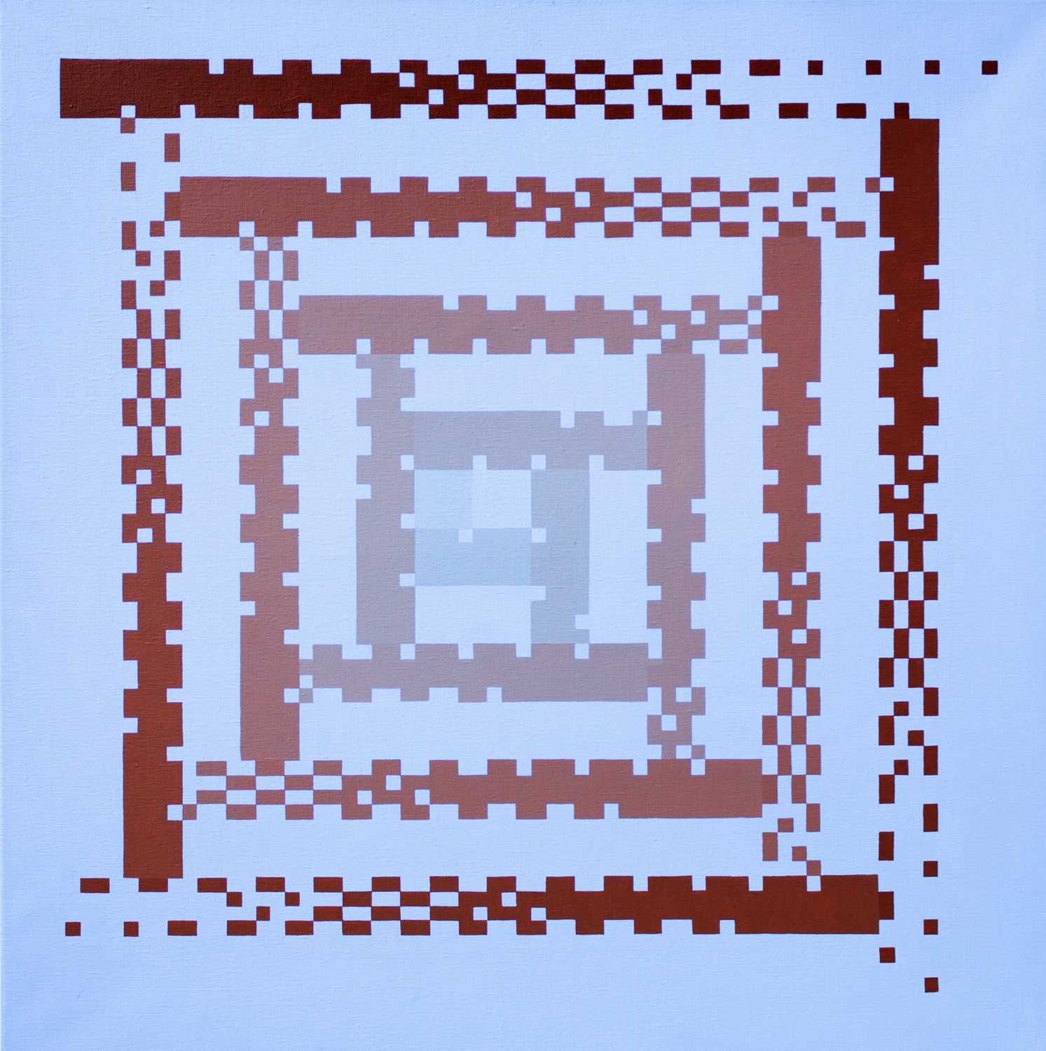 Artwork by Suzanne Daetwyler, Auflösung/Verdichtung, Made of Acryl