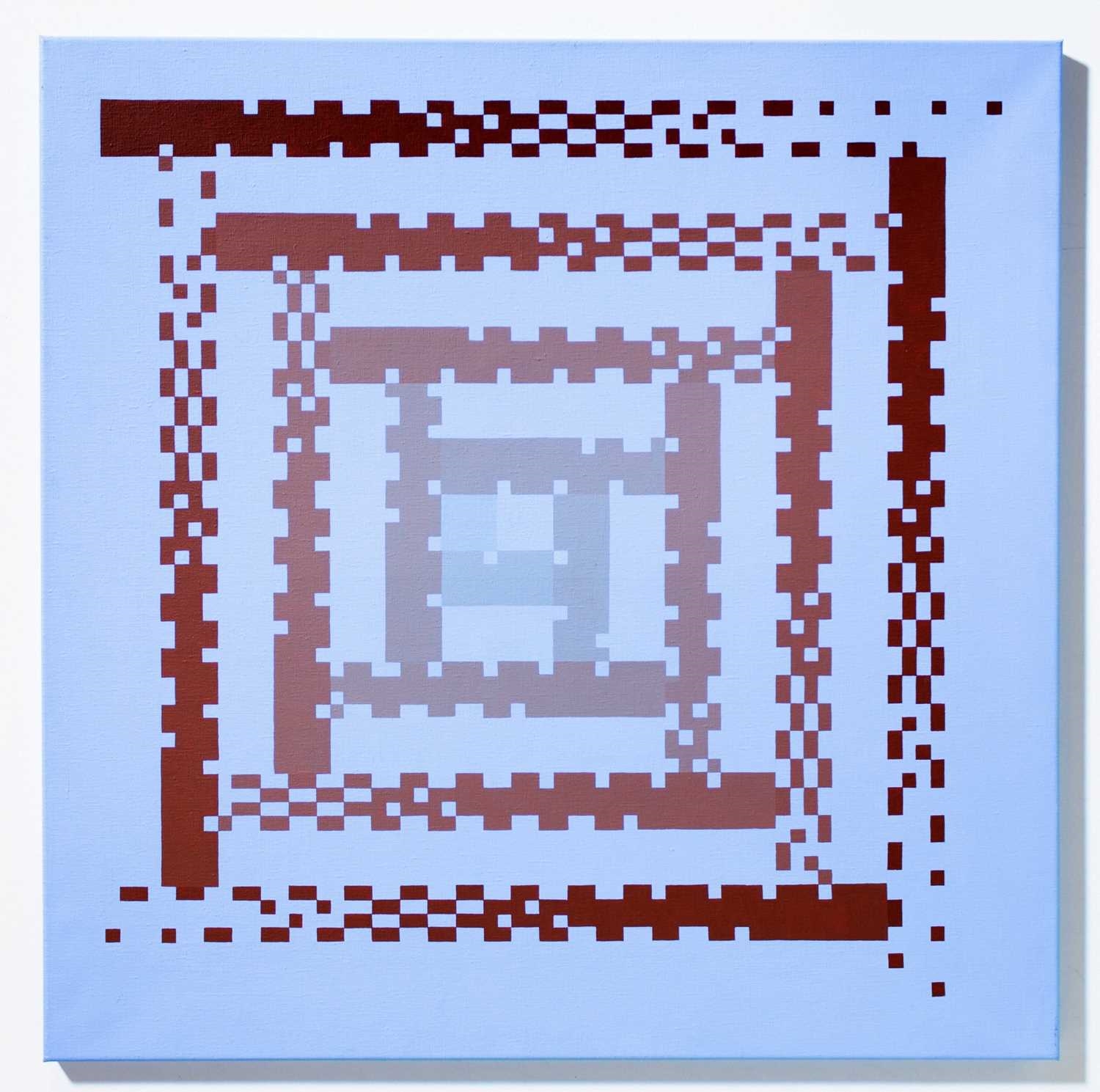 Artwork by Suzanne Daetwyler, Auflösung/Verdichtung, Made of Acryl