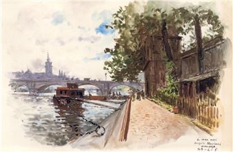Views from the Street: Views of Paris in 1904-5 by Enrique Atalaya - Jill Newhouse Gallery