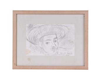 2018) - Portrait of Michael Gough - signed lower right - Leonard McComb