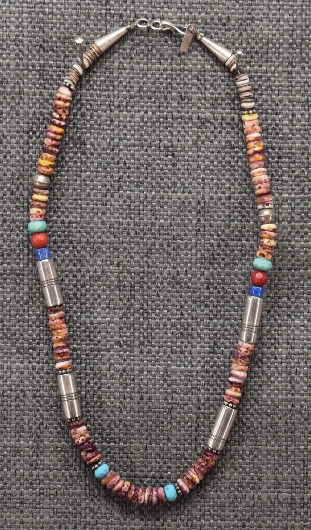 Artwork by Tommy Singer, NAVAJO CHOCKER NECKLACE (TOMMY SINGER, Made of Painting glass