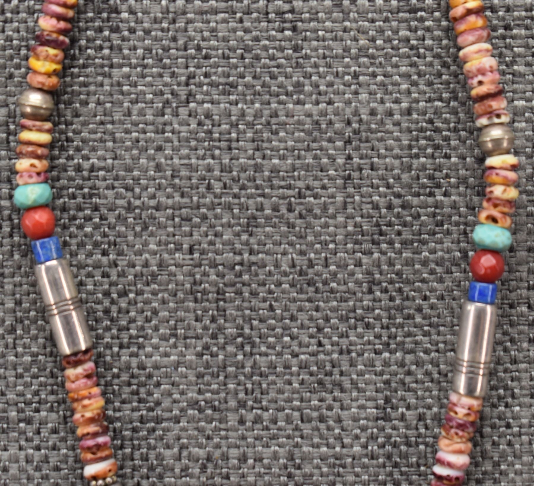 Artwork by Tommy Singer, NAVAJO CHOCKER NECKLACE (TOMMY SINGER, Made of Painting glass