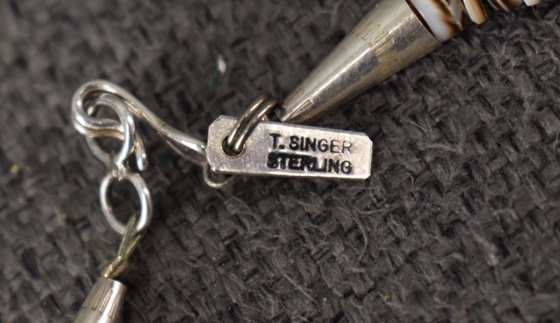 Artwork by Tommy Singer, NAVAJO CHOCKER NECKLACE (TOMMY SINGER, Made of Painting glass