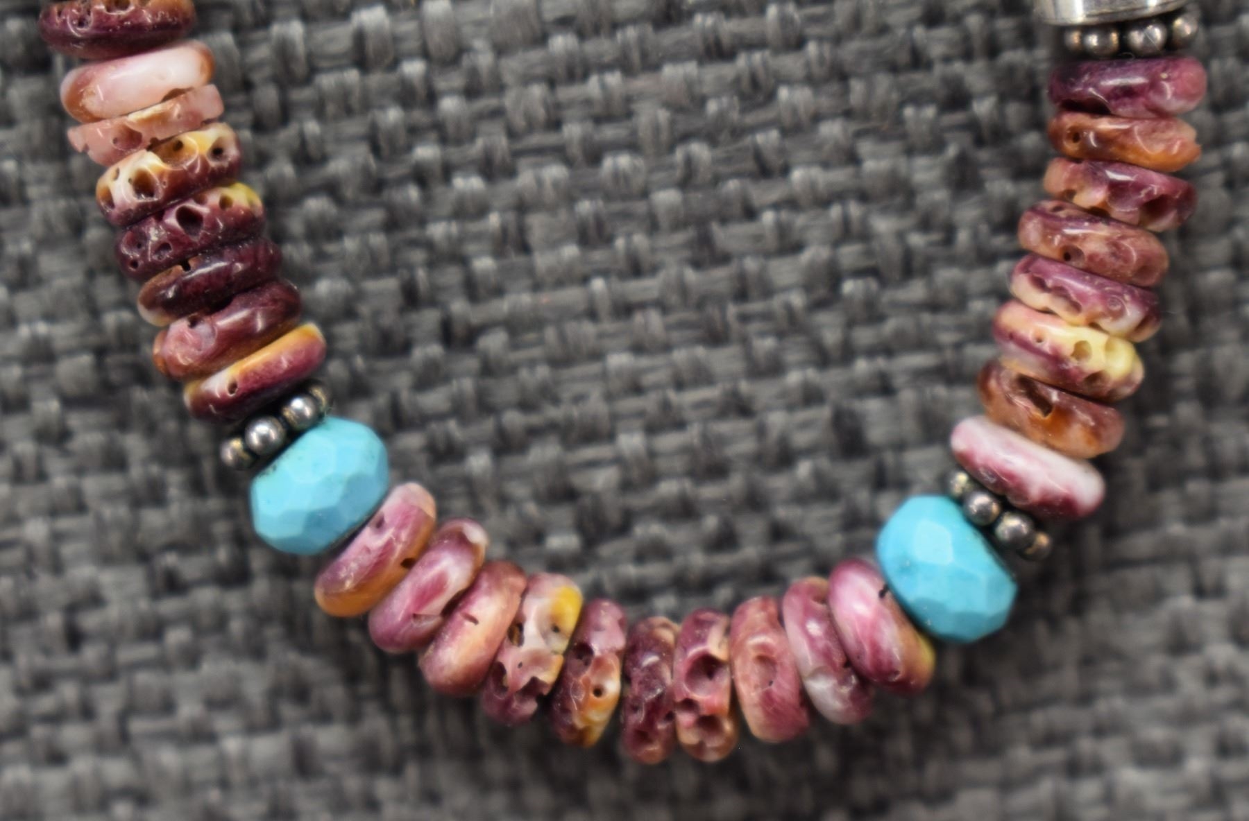 Artwork by Tommy Singer, NAVAJO CHOCKER NECKLACE (TOMMY SINGER, Made of Painting glass