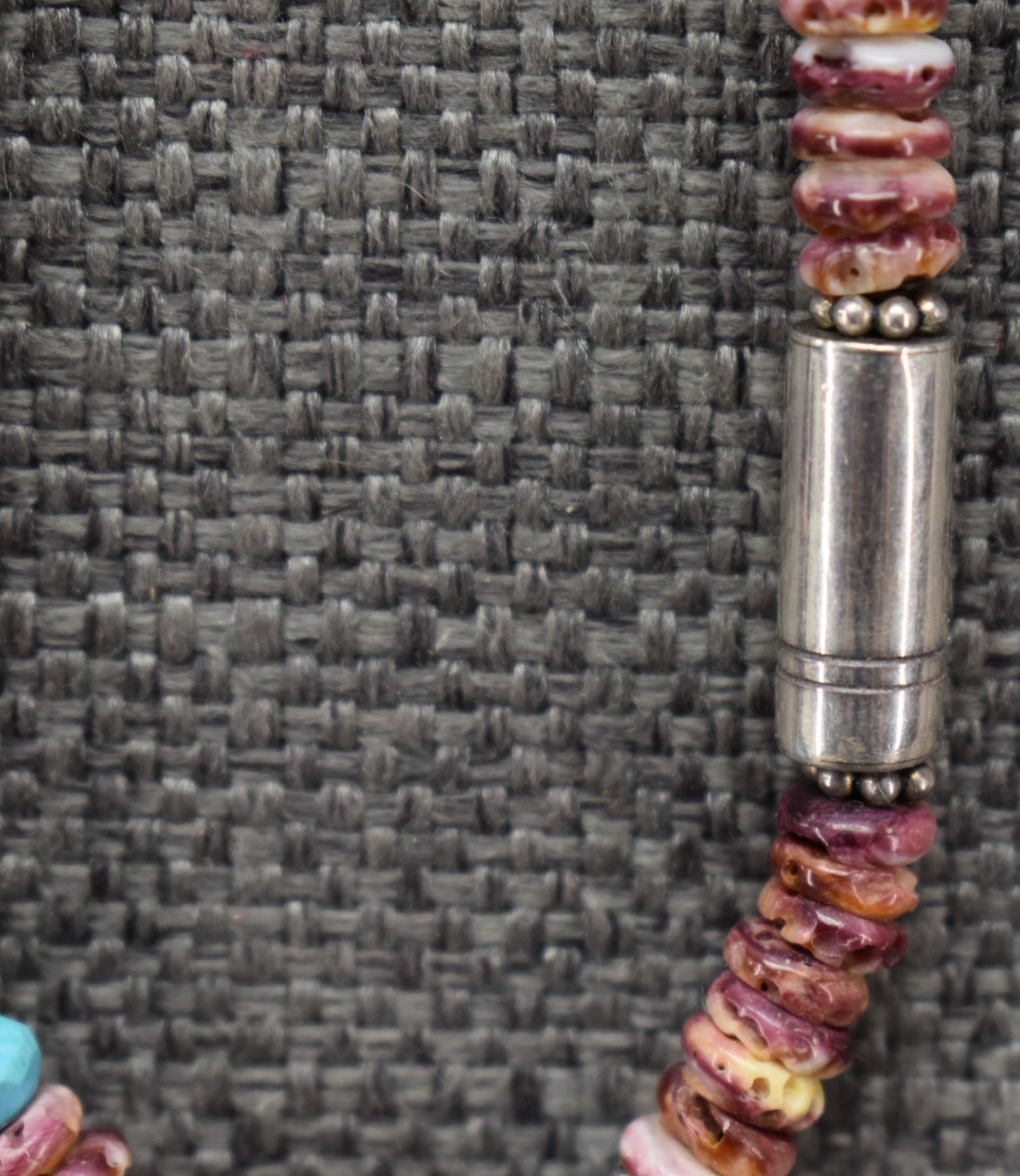 Artwork by Tommy Singer, NAVAJO CHOCKER NECKLACE (TOMMY SINGER, Made of Painting glass