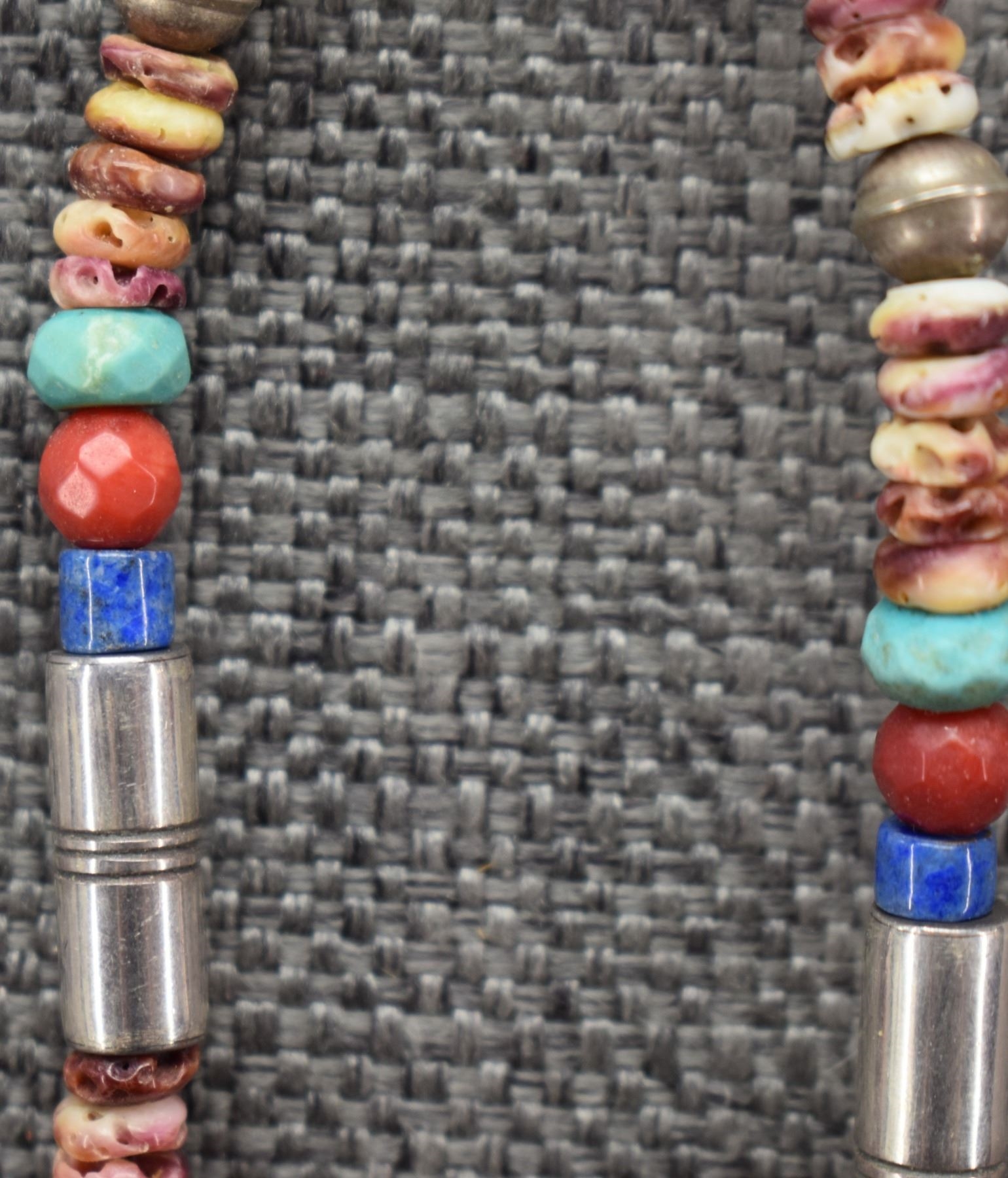 Artwork by Tommy Singer, NAVAJO CHOCKER NECKLACE (TOMMY SINGER, Made of Painting glass