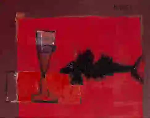 POISSON NOIR by Alfred Defossez, 1965