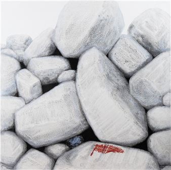 Stones and red cloth - Sotiris Sorogas