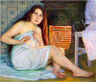 After Bath (Around the Fireplace - Rega Kreidl-winterberg