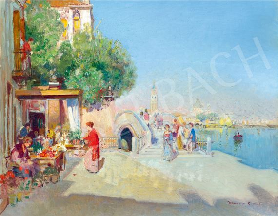 Florist of Venice by Cézár Herrer, circa 1905