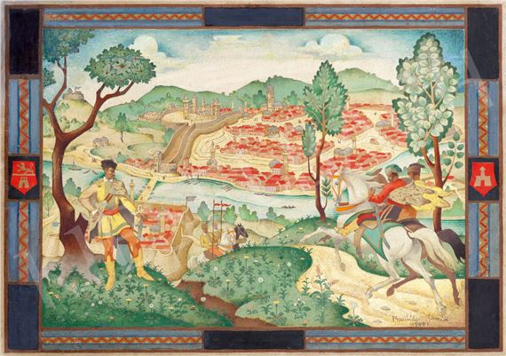 Buda During the Ottoman Occupation (View of Pest and Buda