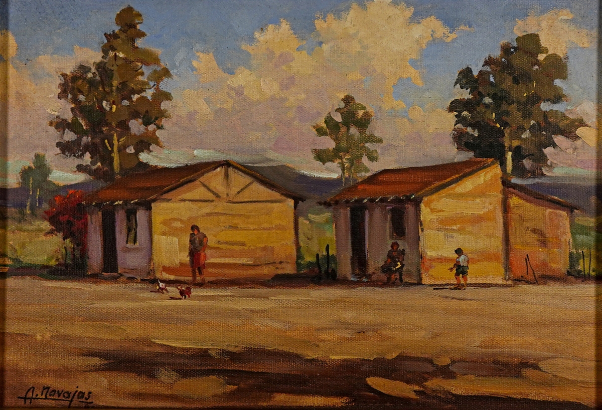 Artwork by Alcides Navajas, Paisagem, Made of oil on canvas