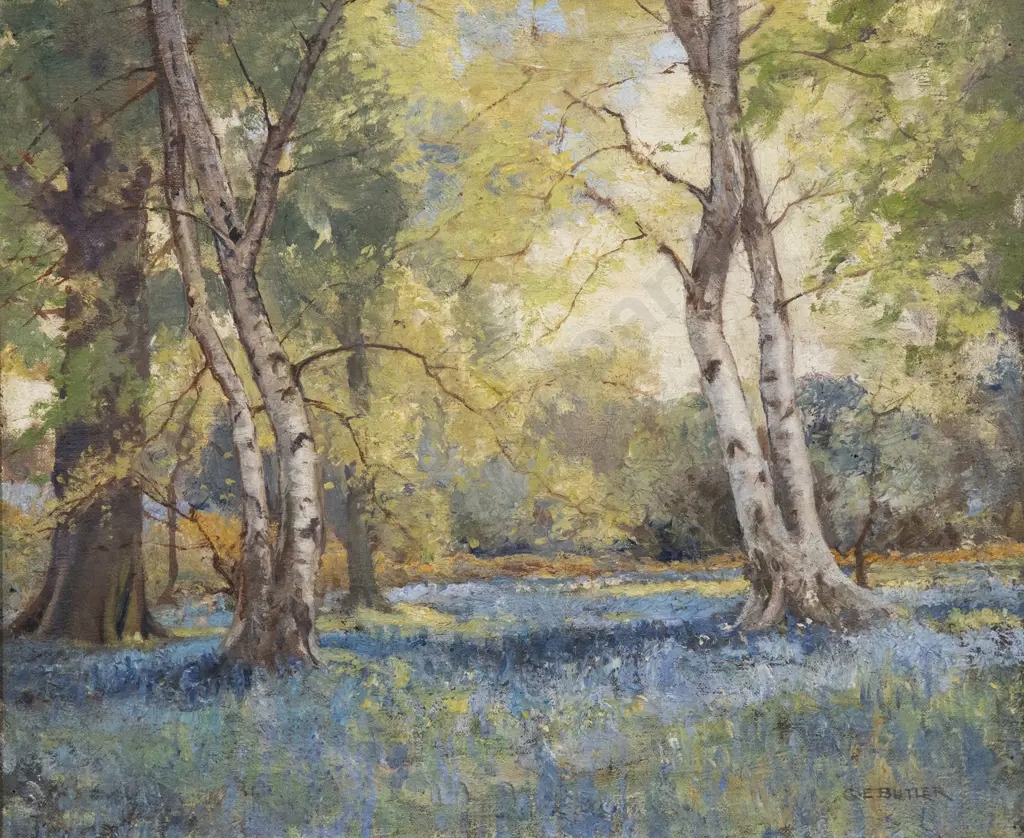 George Edmund Butler | Bluebells | MutualArt