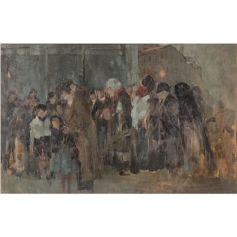 Straßenszene - Carlo Lotti