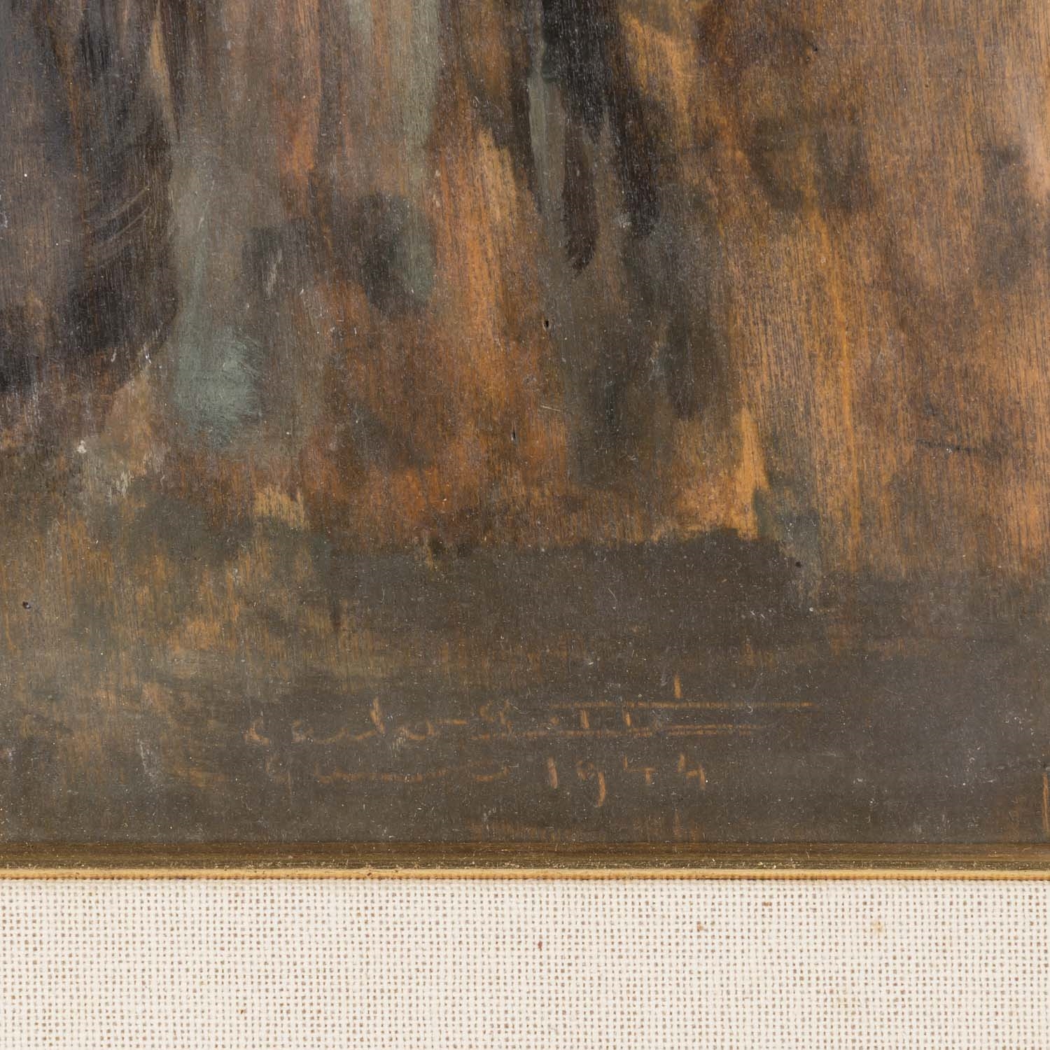 Artwork by Carlo Lotti, Straßenszene, Made of Tempera