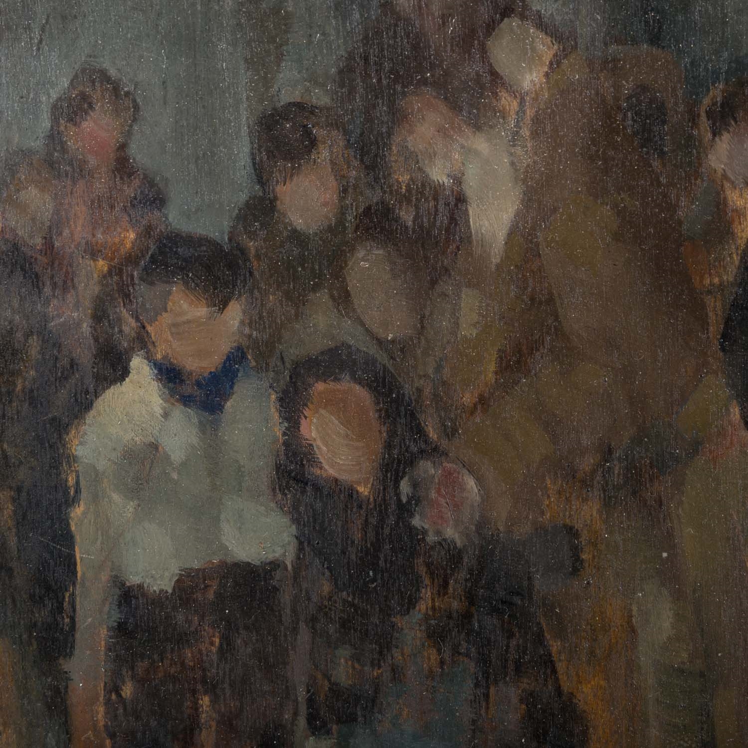 Artwork by Carlo Lotti, Straßenszene, Made of Tempera